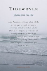 Misty gray coastline image for Pinterest