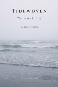 Misty gray coastline image for Pinterest