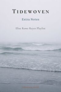 Misty gray coastline image for Pinterest