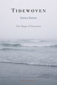 Misty gray coastline image for Pinterest