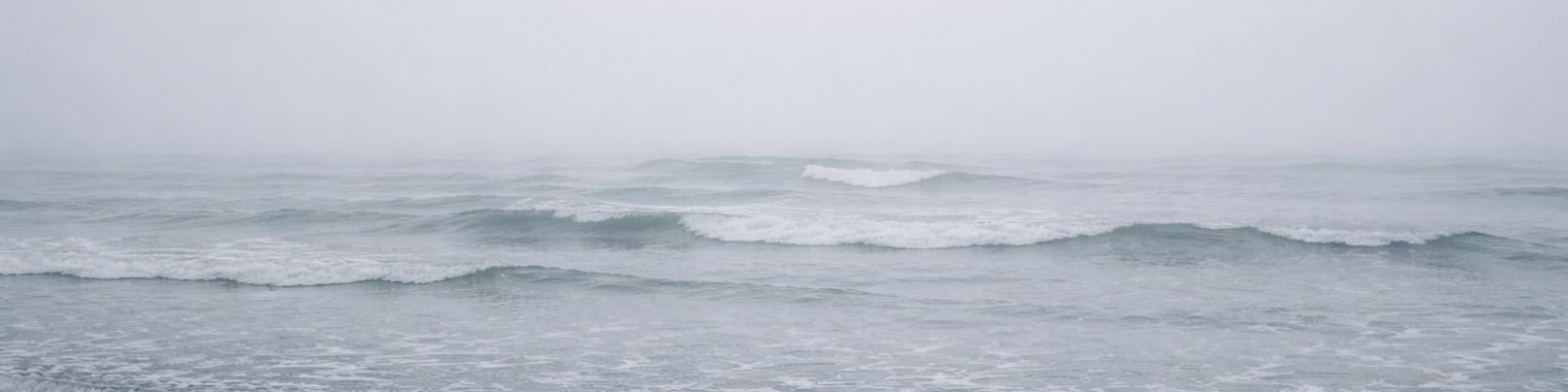 Misty Gray Ocean