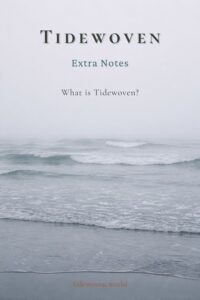 Misty gray coastline image for Pinterest